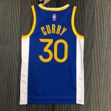 75th Anniversary Golden State Warriors Blue Curry #30 Adult NBA Jersey