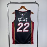 2023 Miami Heat Black Jimmy Butler #22 Adult NBA Jersey