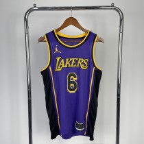 2023 Los Angeles Lakers Jordan Edition LeBron James #6 Adult NBA Jersey