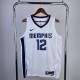 2023 Memphis Grizzlies White Morant #12 Adult NBA Jersey