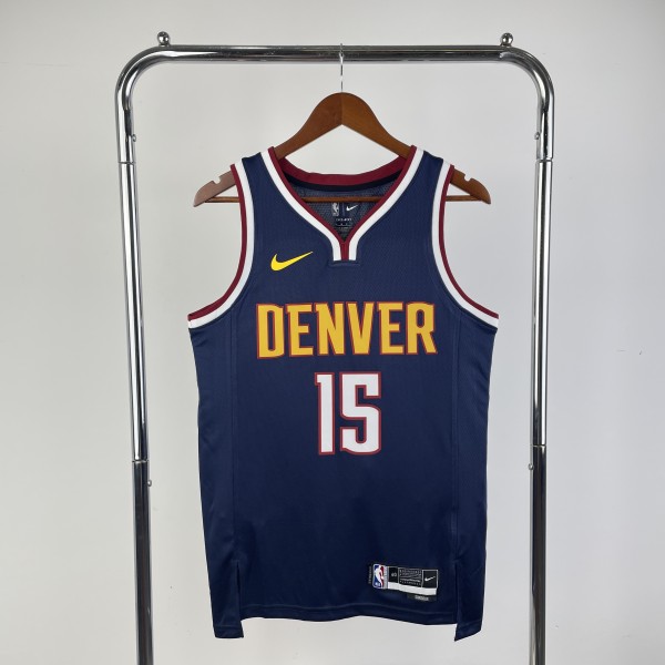 2023 Denver Nuggets Royal Blue Jokić #15 Adult NBA Jersey