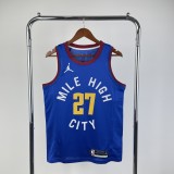 2023 Denver Nuggets Blue Murray #27 Adult NBA Jersey