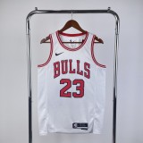 2023 Chicago Bulls White Jordan #23 Adult NBA Jersey