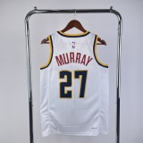 2023 Denver Nuggets White Murray #27 Adult NBA Jersey