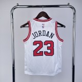 2023 Chicago Bulls White Jordan #23 Kids NBA Jersey