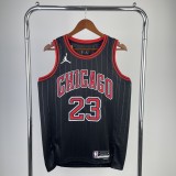 2023 Chicago Bulls Black Jordan #23 Adult NBA Jersey