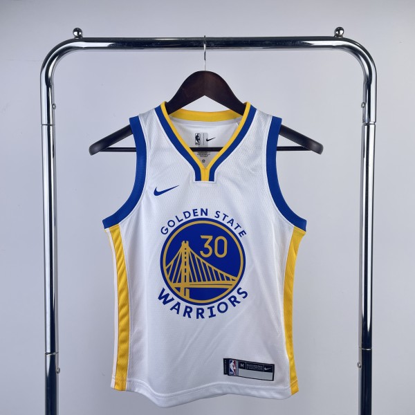 2023 Golden State Warriors Curry #30 Kids NBA Jersey