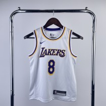 2023 Los Angeles Lakers Kobe Bryant #8 Kids NBA Jersey