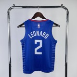 2023 Los Angeles Clippers LEONARD #2 Kids NBA Jersey