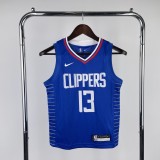 2023 Los Angeles Clippers GEORGE #13 Kids NBA Jersey