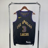 2024 Los Angeles Lakers Anthony Davis #3 Adult NBA Jersey