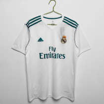 2017-2018 Real Madrid Home Adult Retro Soccer Jersey