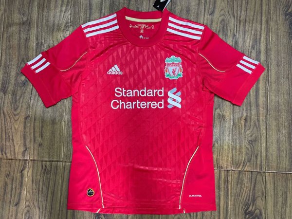 2010-2011 Liverpool Home Adult Retro Soccer Jersey