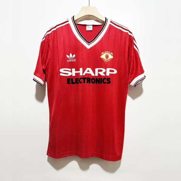 1982-1983 Man United Home Adult Retro Soccer Jersey