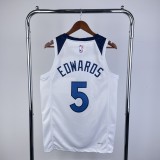 2023 Minnesota Timberwolves EDWARDS #5 Adult NBA Jersey