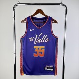 2024 Phoenix Suns DURANT #35 Adult NBA Jersey