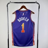 2024 Phoenix Suns BOOKER #1 Adult NBA Jersey