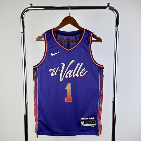 2024 Phoenix Suns BOOKER #1 Adult NBA Jersey