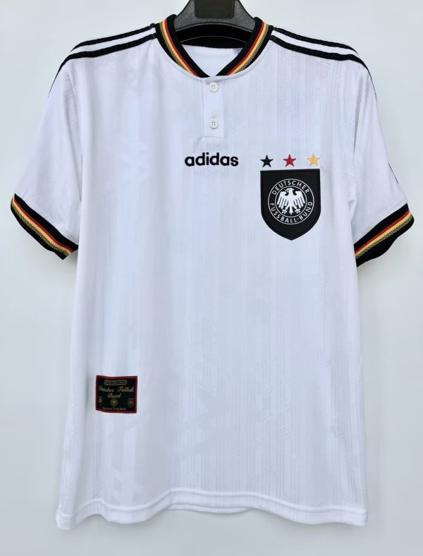 1996 Germany Home Adult Retro Soccer Jersey