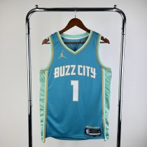 2024 Charlotte Hornets BALL #1 Adult NBA Jersey