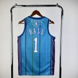 2024 Charlotte Hornets BALL #1 Adult NBA Jersey