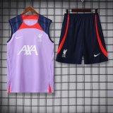 23/24 Liverpool Adult Sleeveless Jersey+Shorts Suit