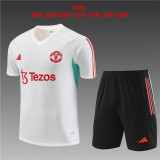 23/24 Man United Kids Training Jersey+Shorts Suit