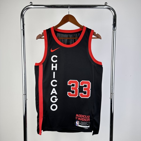 2024 Chicago Bulls PIPPEN #33 Adult NBA Jersey