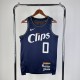 2024 Los Angeles Clippers WESTBROOK #0 Adult NBA Jersey
