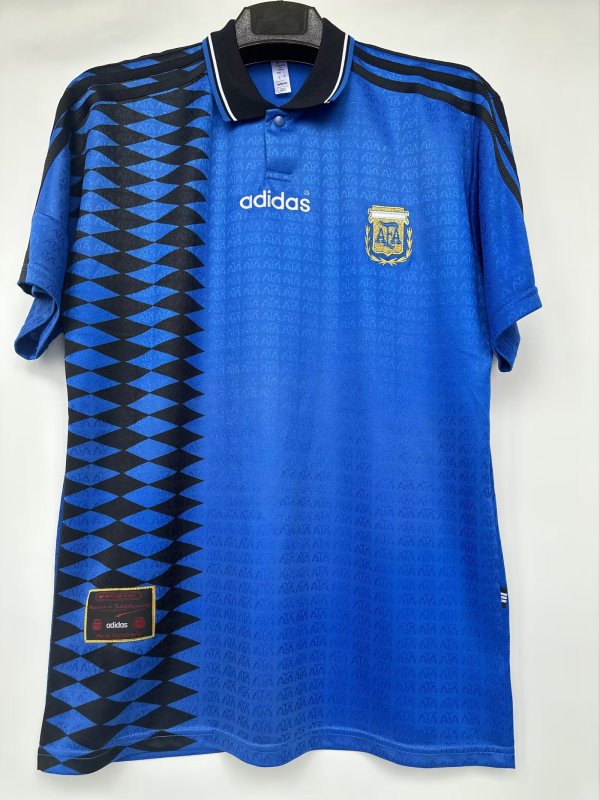 1994 Argentina Away Adult Retro Soccer Jersey