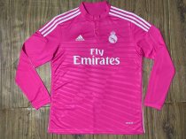 2014-2015 Real Madrid Away Adult Retro LS Soccer Jersey