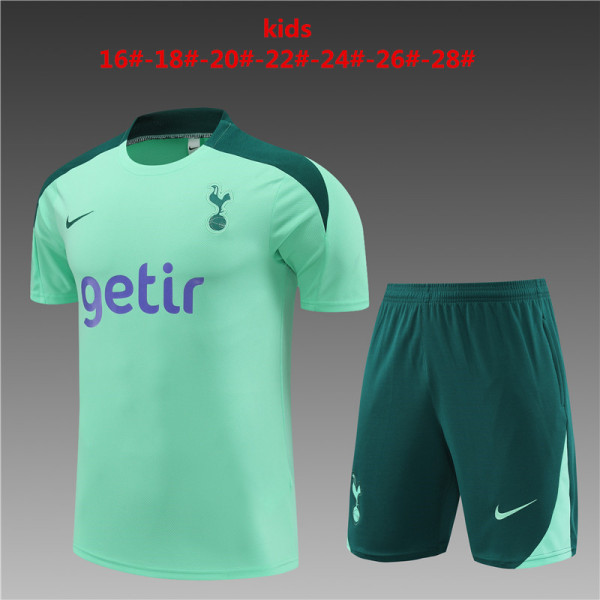 24/25 Tottenham Hotspur Kids Training Jersey+Shorts Suit