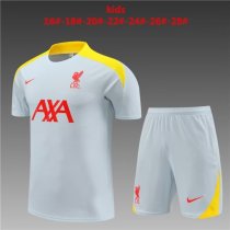 24/25 Liverpool Kids Training Jersey+Shorts Suit