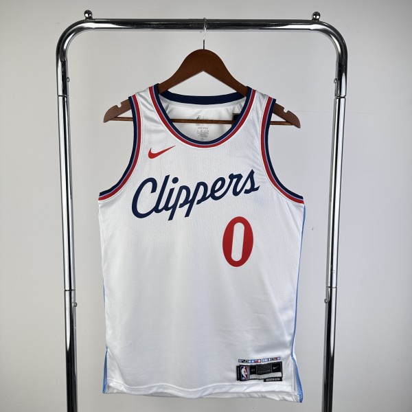 24/25 Los Angeles Clippers WESTBROOK #0 Adult NBA Jersey