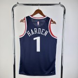 24/25 Los Angeles Clippers HARDEN #1 Adult NBA Jersey