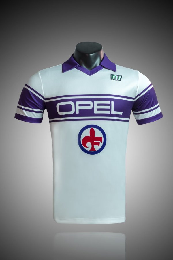 1984-1985 ACF Fiorentina Away Adult Retro Soccer Jersey