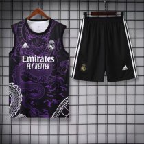 24/25 Real Madrid Adult Sleeveless Jersey+Shorts Suit