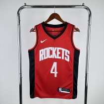 2023 Houston Rockets GREEN #4 Adult NBA Jersey