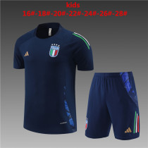 24/25 Italy Kids Training Jersey+Shorts Suit