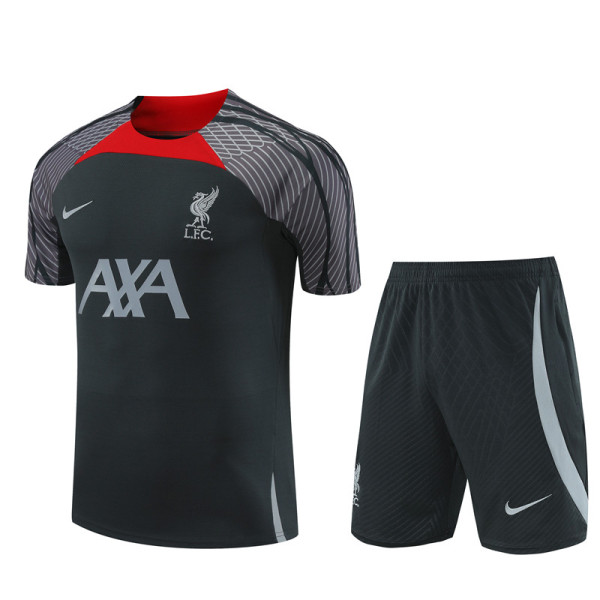 23/24 Liverpool Adult Training Jersey+Shorts Suit