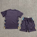 24/25 England Away Kids Soccer Jersey+Shorts