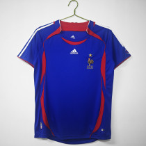 2006 France Home Adult Retro Soccer Jersey