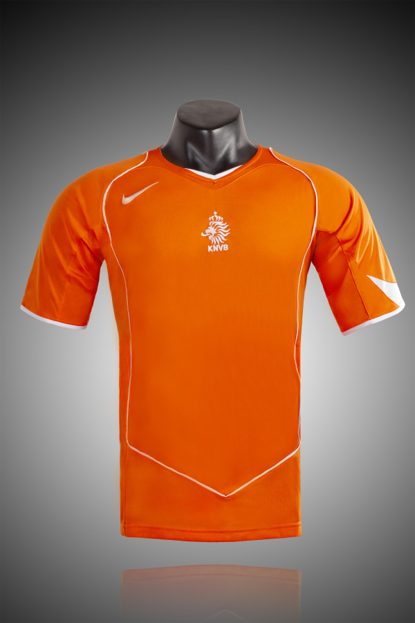 2004 Netherlands Home Adult Retro Soccer Jersey