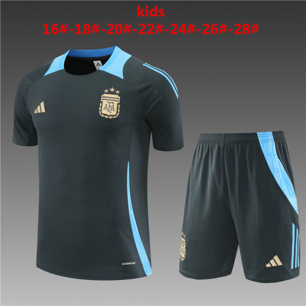 24/25 Argentina Kids Training Jersey+Shorts Suit