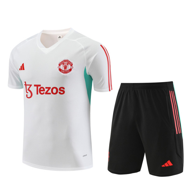 23/24 Man United Adult Training Jersey+Shorts Suit