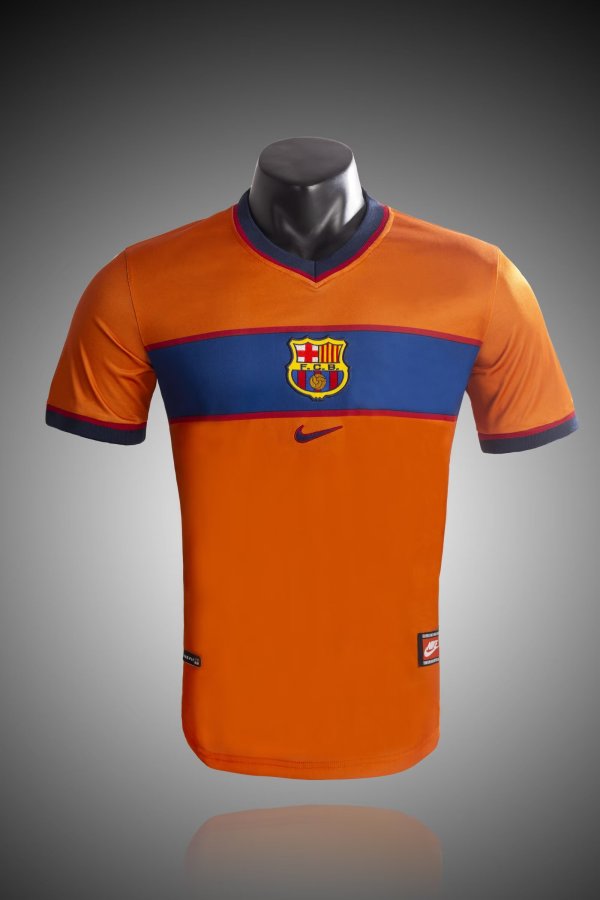 1999-2000 Barcelona Third Adult Retro Soccer Jersey