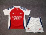 24/25 Arsenal Home Kids Soccer Jersey+Shorts