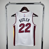 2023 Miami Heat Butler #22 Kids NBA Jersey