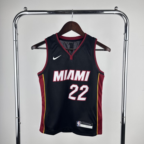 2023 Miami Heat Butler #22 Kids NBA Jersey