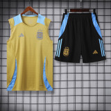 24/25 Argentina Adult Sleeveless Jersey+Shorts Suit